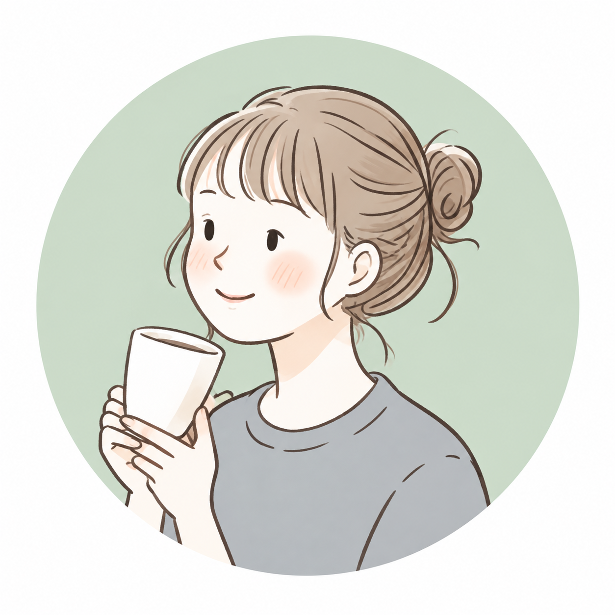 ちえのプロフィールイラスト